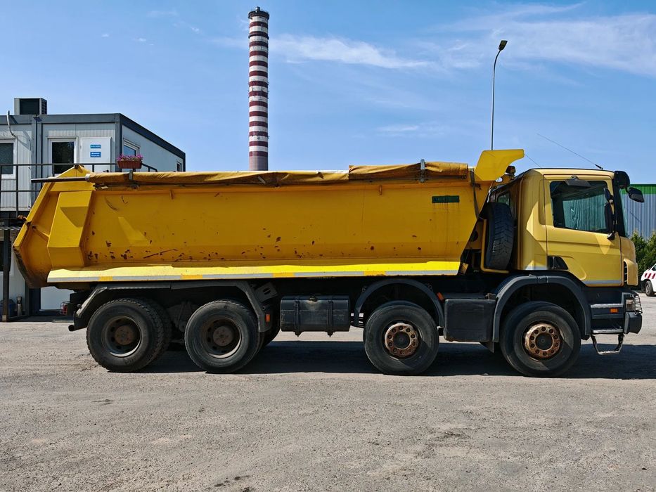 Scania P380  Scania 8x4 wywrotka Skibicki pierwszy właściciel
