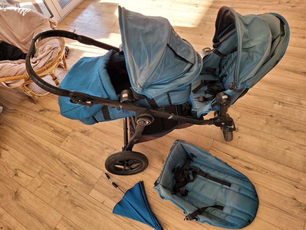 PROMOCJA! Wózek Baby jogger city select dla 2 dzieci