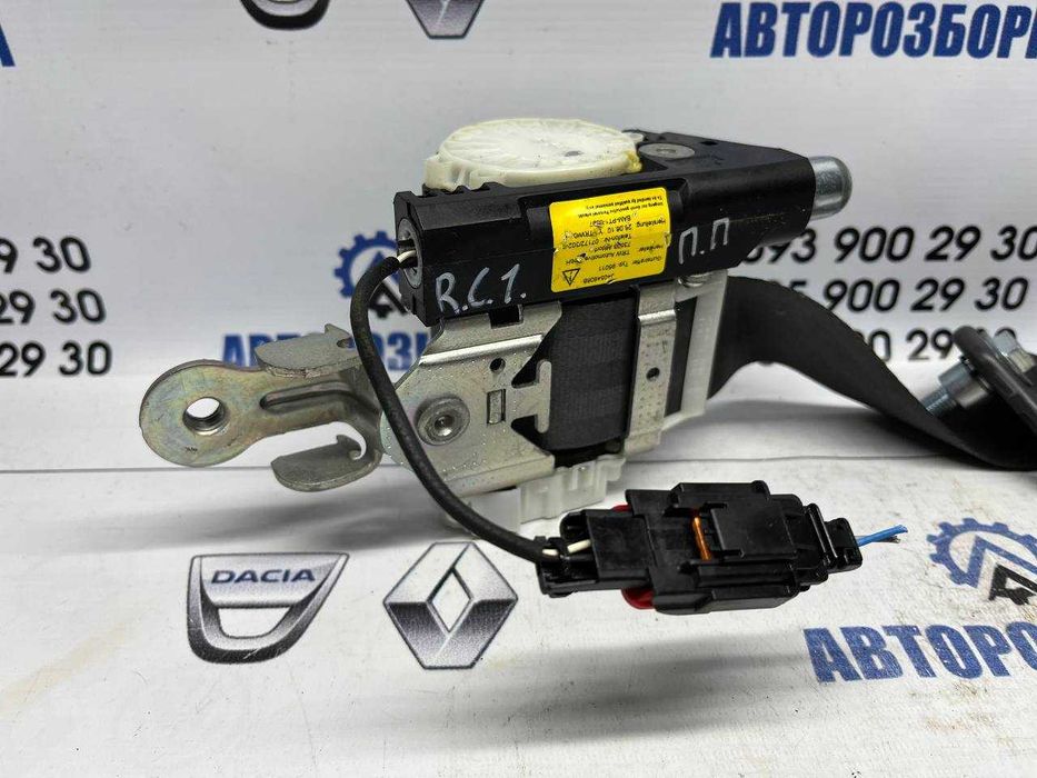 Ремні безпеки RENAULT CLIO 3 Пасок безпеки РЕНО КЛІО 3 (2005-2013)