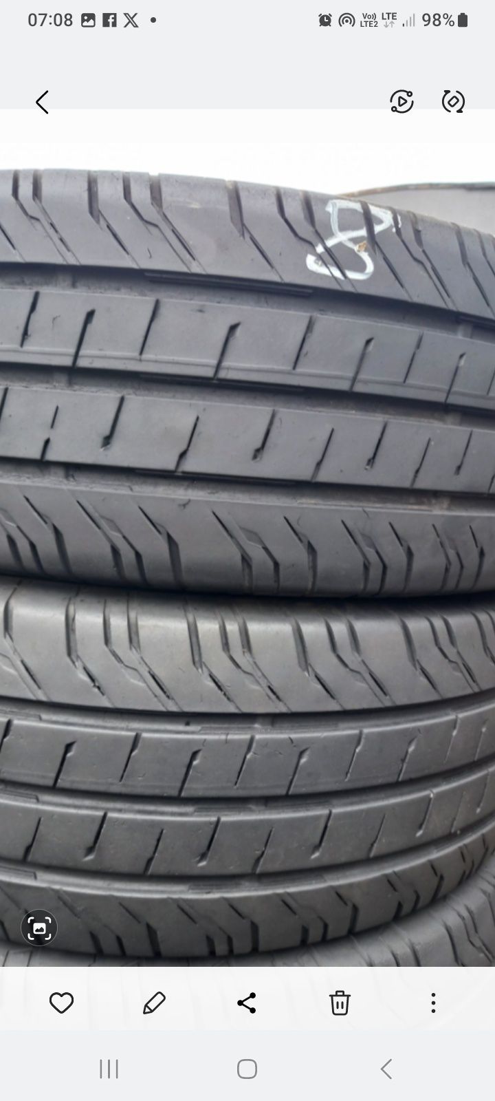 Opony nowe demo 235/65/16c continental 12 szt 2023 rok prod