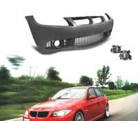 PACK PÁRA-CHOQUES FRONTAL PARA BMW SERIE 3 E90 E91 LOOK M3 05-08 + FARÓIS NEVOEIRO