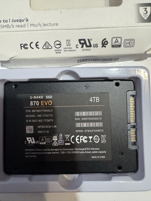 SSD накопитель 128gb,2т,4т