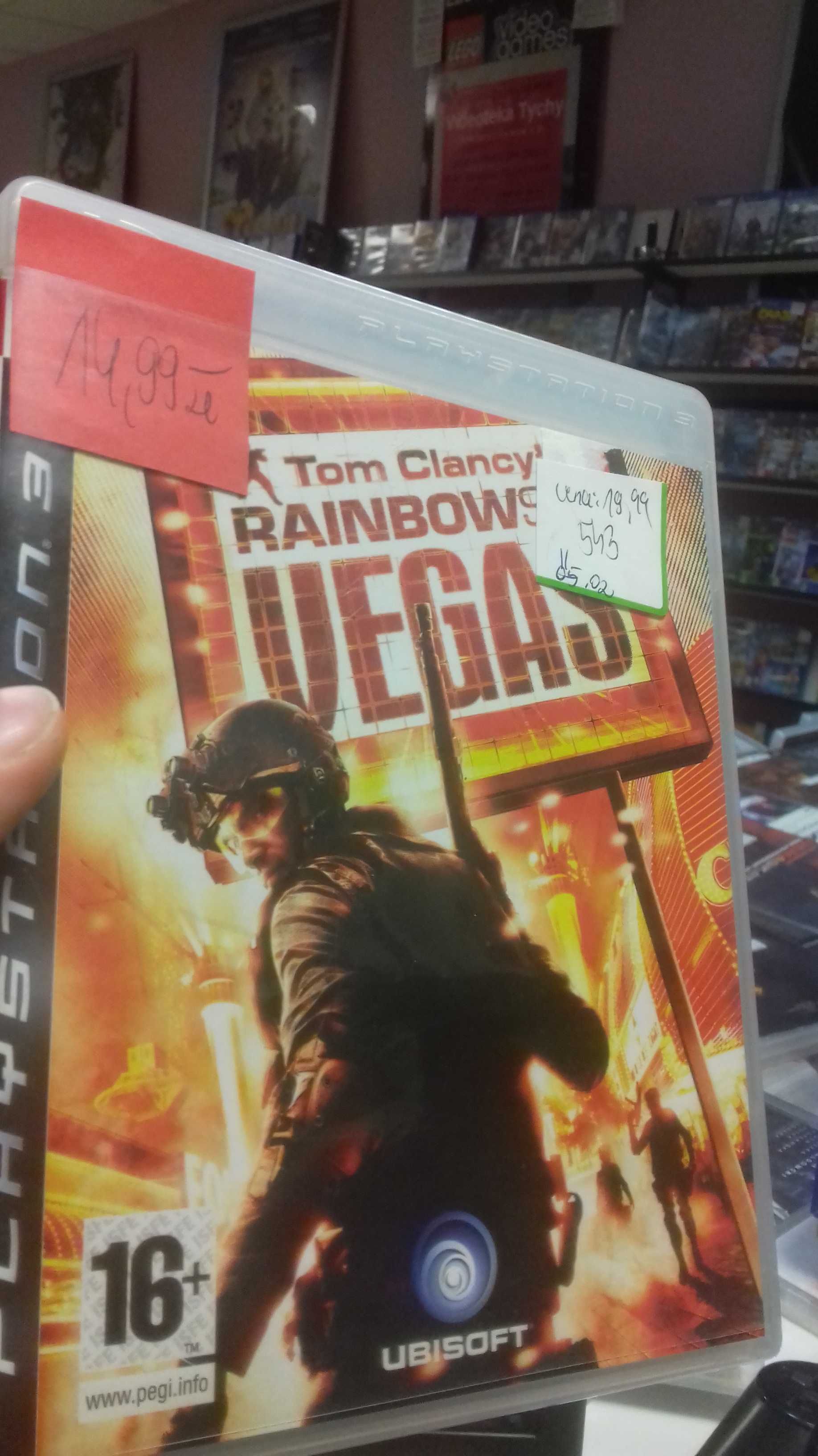 Tom clancy's rainbow six vegas ps3, wyprzedaż