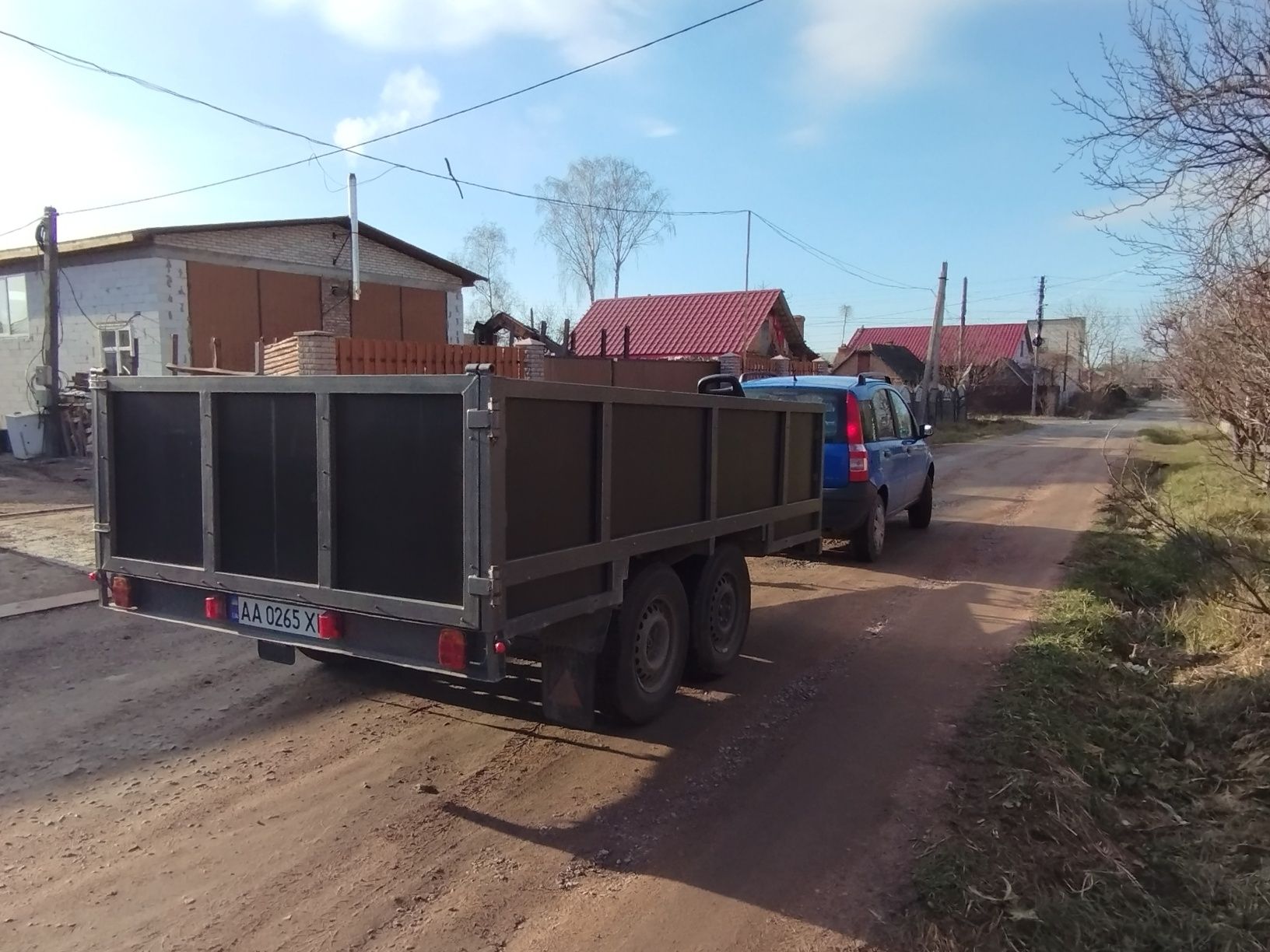 Причіп двовісний