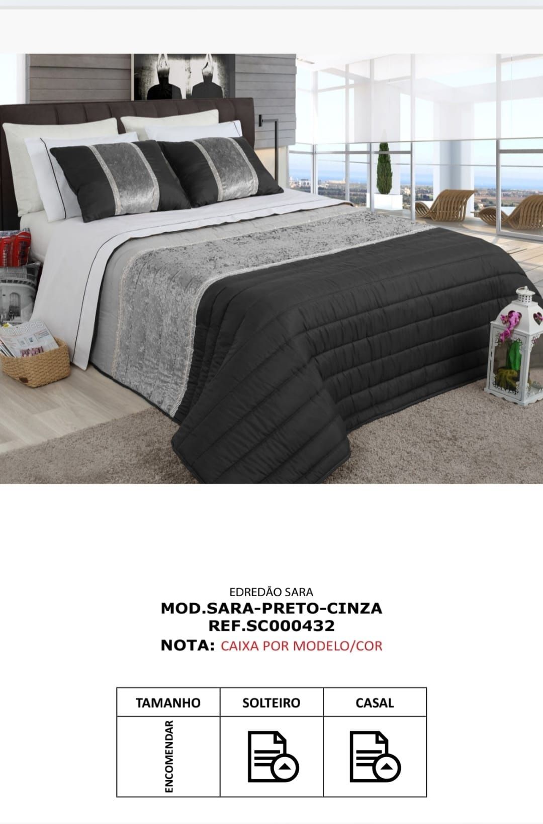 Cobertor Laminado Mora para cama de casal