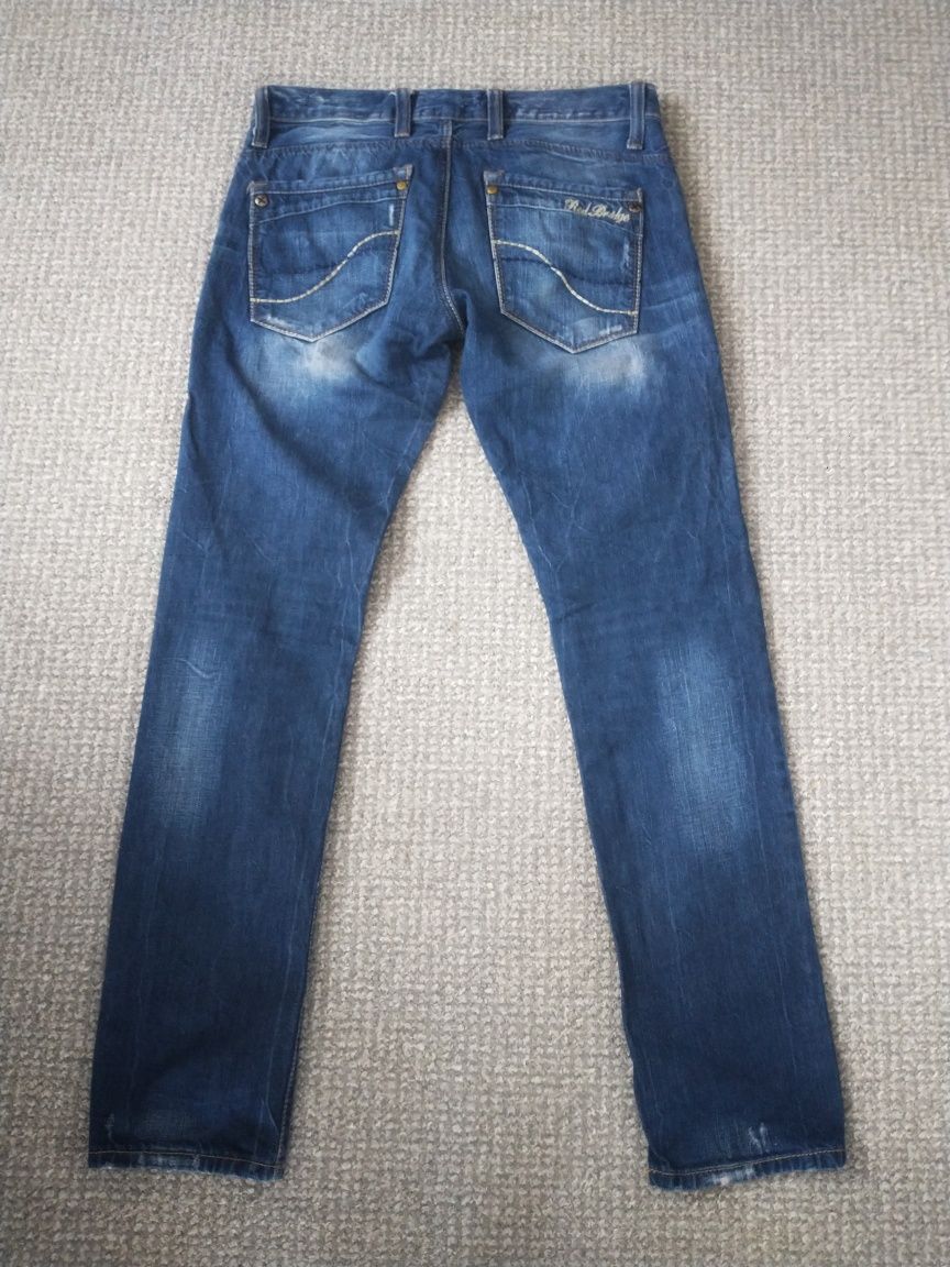 Spodnie męskie, chłopięce jeans Red Bridge W29 L32 100% bawełna