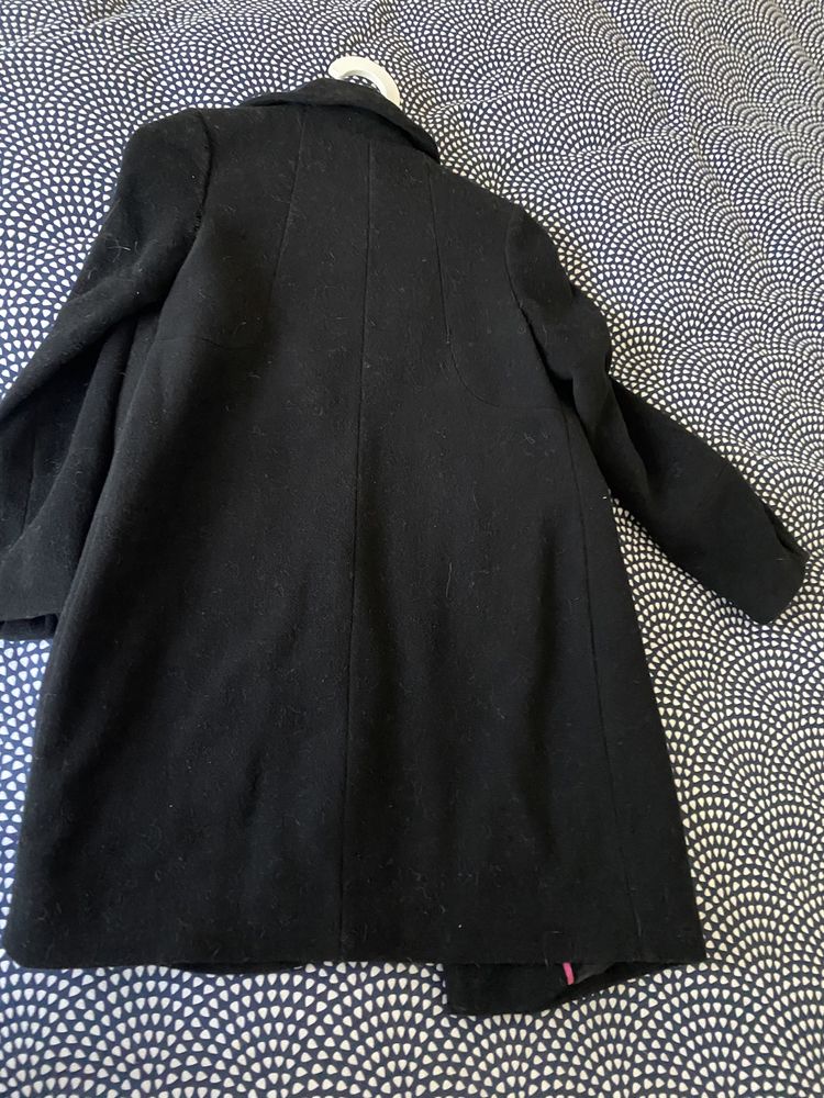 Sobretudo de menina preto Zara