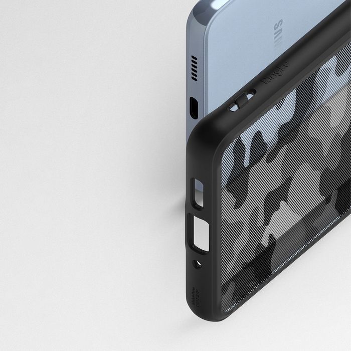 Ringke Fusion Matte etui z żelową ramką Samsung Galaxy A73 czarny