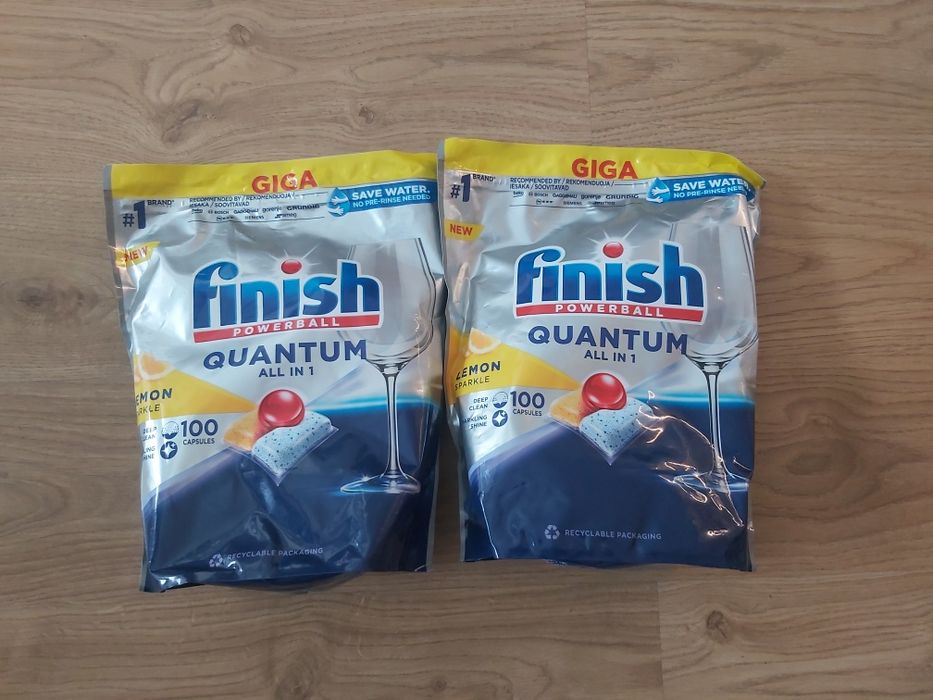 Kapsułki do zmywarki 2x100 sztuk finish Quantum