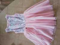 Sukienka rozmiar 38 wesele wigilia studniówka różowa, bal szkolny