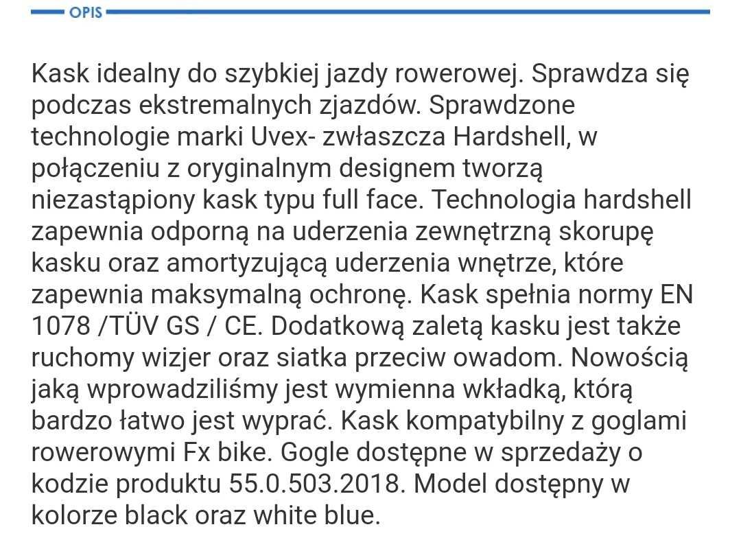 Sprzedam Kask rowerowy