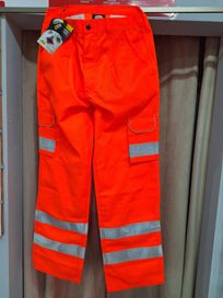 NOWE spodnie robocze 34R Orn 6700-15 pomarańczowe JAKOŚĆ