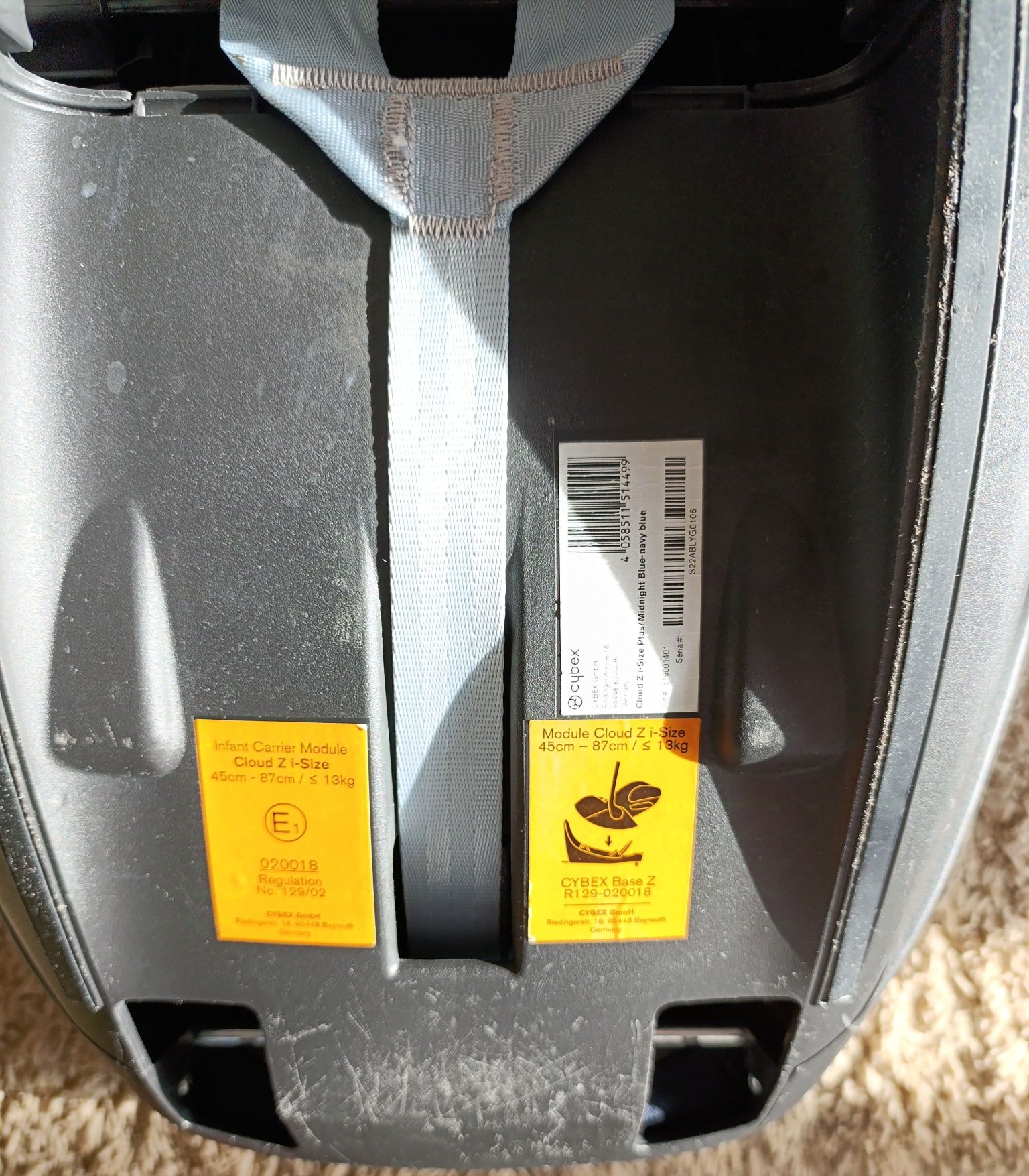 Автокрісло/автолюлька 0+ Cybex Cloud Z і-Size Plus