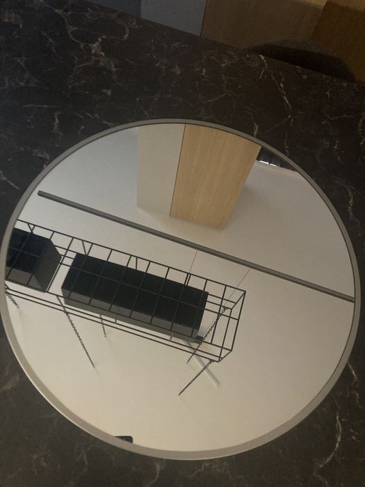 OUTLET Lustro łazienkowe z ramą fi 60