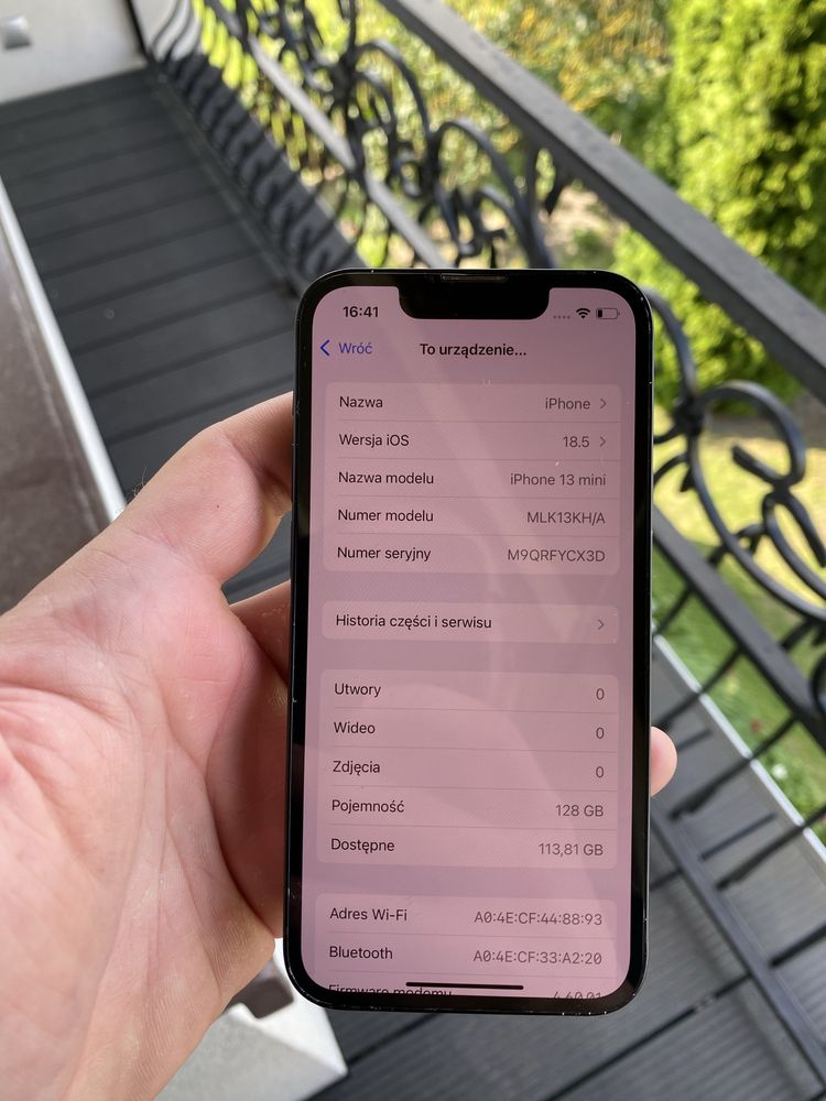 iPhone 13 Mini, czarny