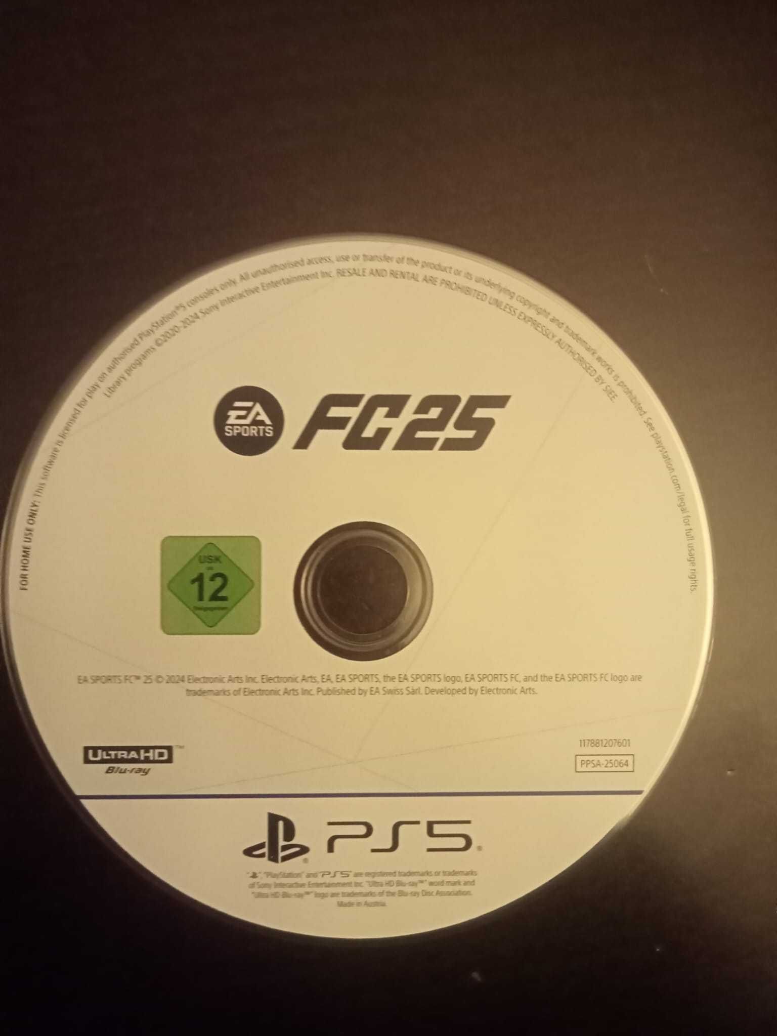 Jogo PS5 Fifa 25 edição limitada do benfica