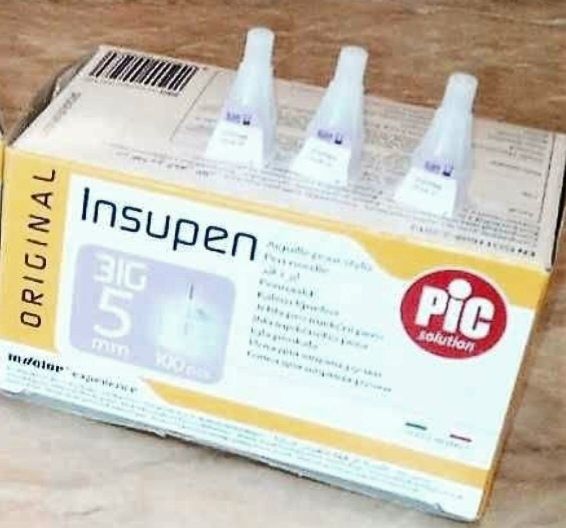 Иглы для шприц-ручек INSUPEN 31Gx5мм, 32Gx8мм, Иглы Хубера