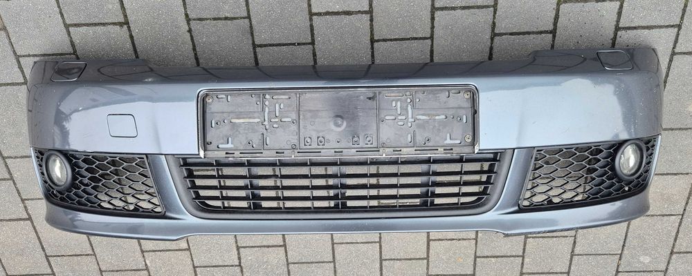 Zderzak przód przedni S-line spryski xenon Audi A4 B6 LX7Z