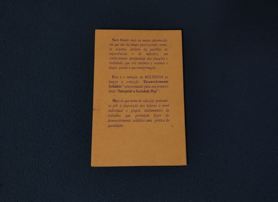 Interpelar a Sociedade Hoje
