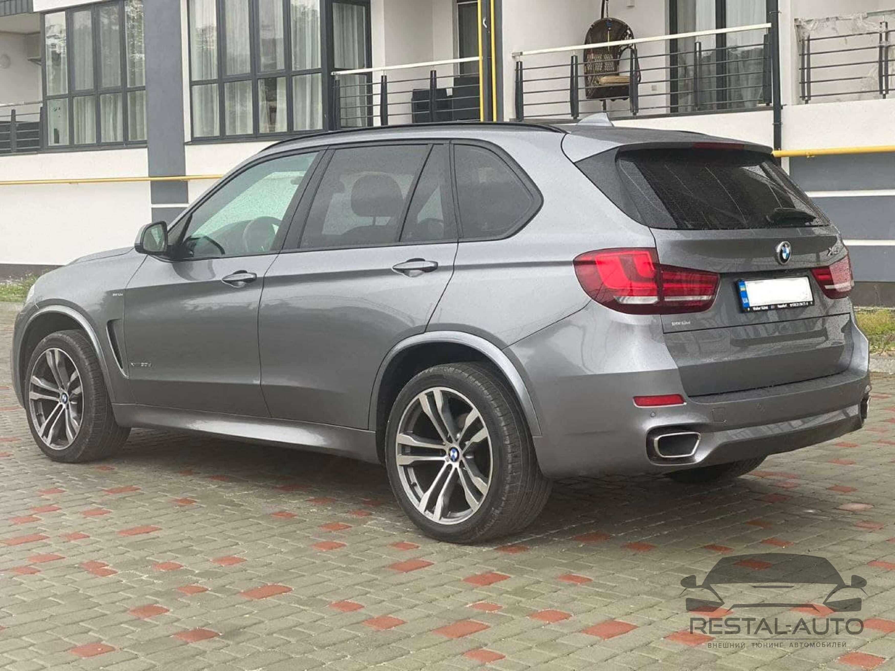 Накладки на пороги BMW X5 F15 2013-2018 год ( M Sport Paket )