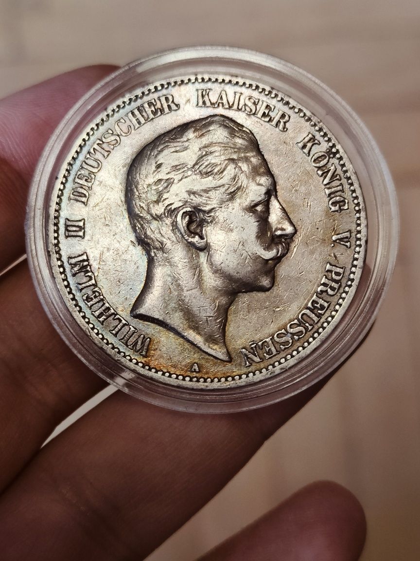 5 marek 1903-A Wilhelm II, Prusy, Cesarstwo Niemieckie, Niemcy