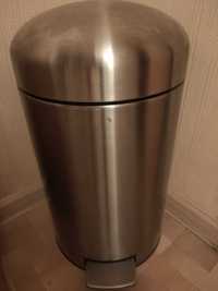 Kosz na śmieci odpady metal pedałowy 12L Retro Silent Brabantia FPP