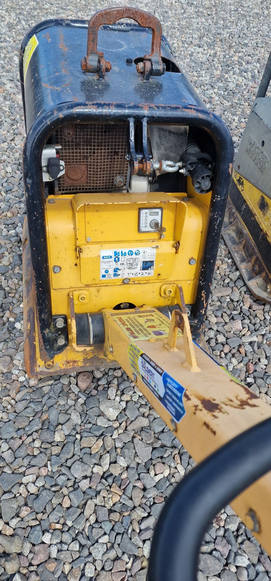 Raty !!! Weber cr8 zagęszczarka  580kg silnik hatz