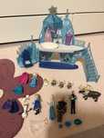 Zamek elzy frozen figurki olaf anna elsa kristoff swen