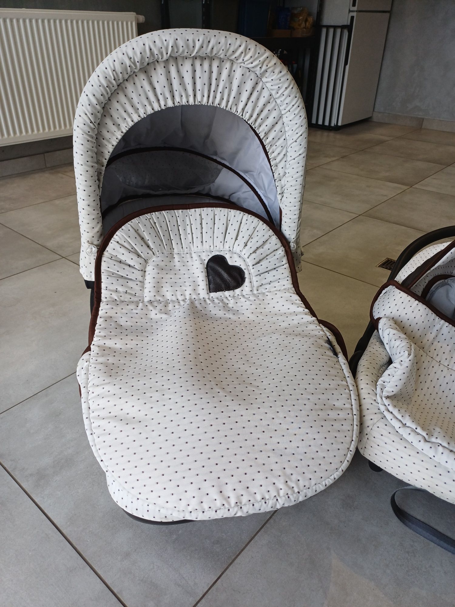Wózek 3 w 1 w stylu retro