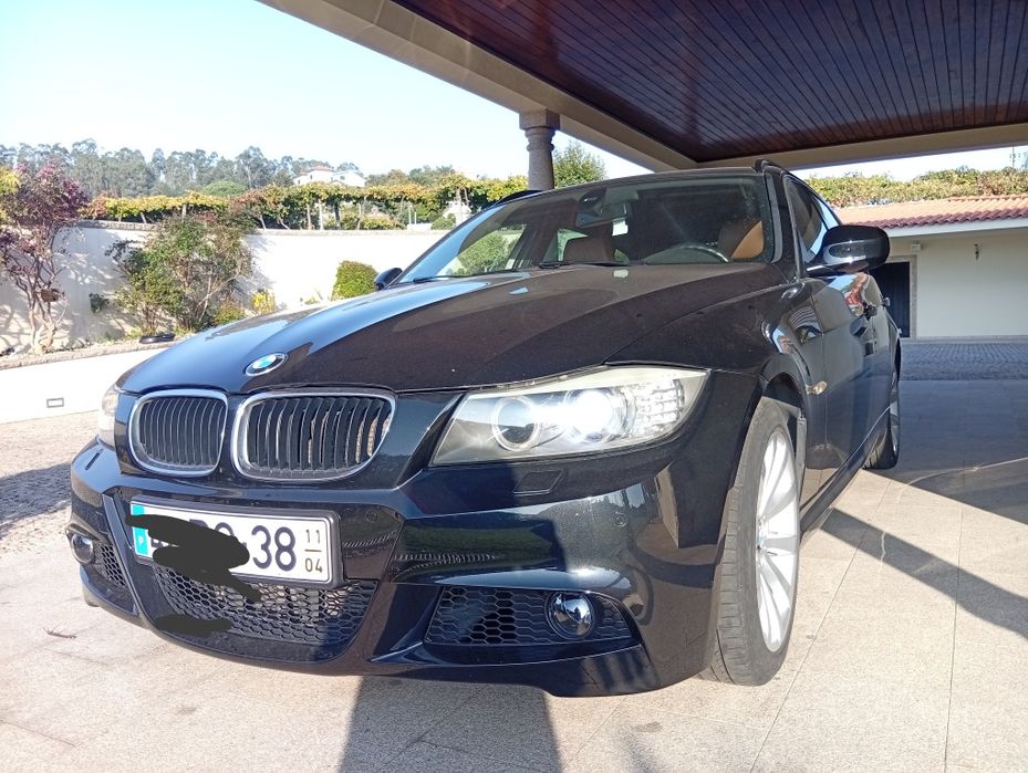 BMW 318 D Couro  Alcântara Castanho claro