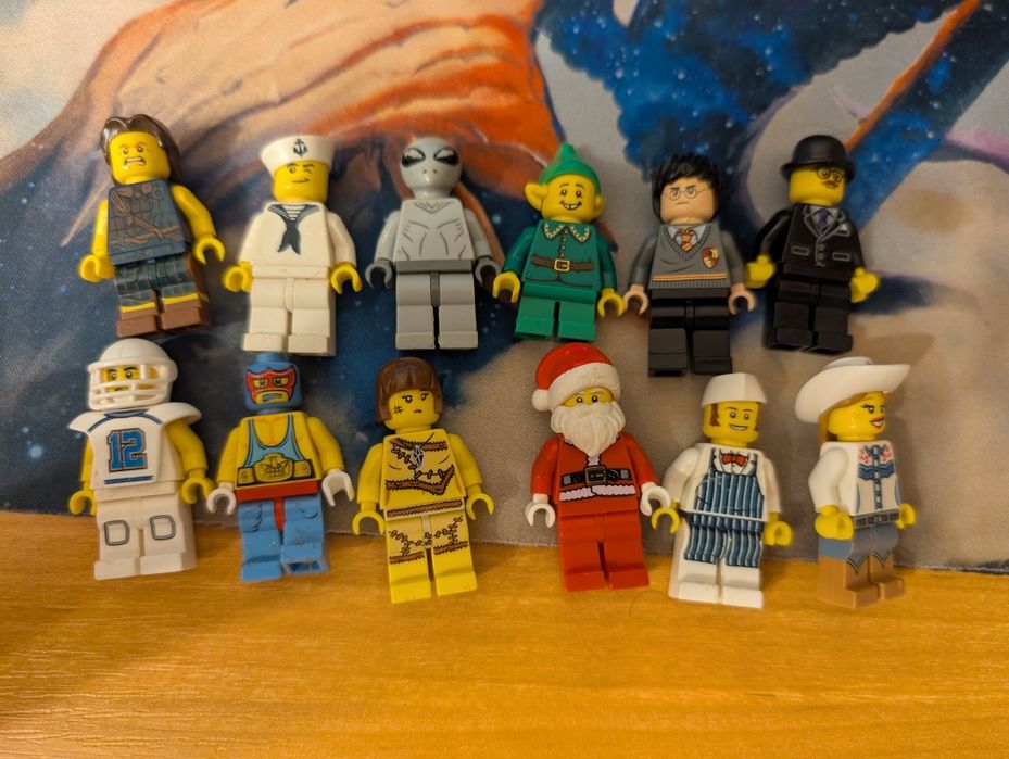 Figurki LEGO cmf uszkodzone różne