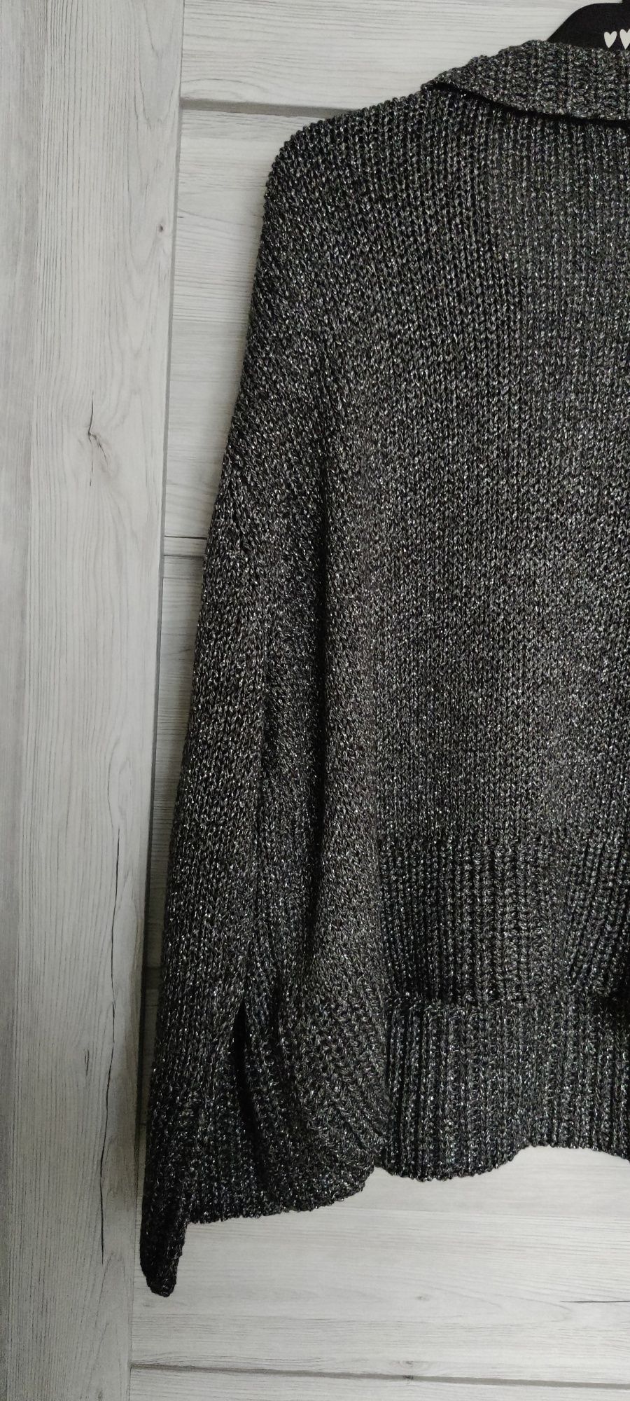 Sweter z kołnierzykiem 48/50 Bonprix plus size
