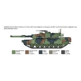 Model 1:35 czołg M1A1 Abrams War Thunder Edition italeri 35108