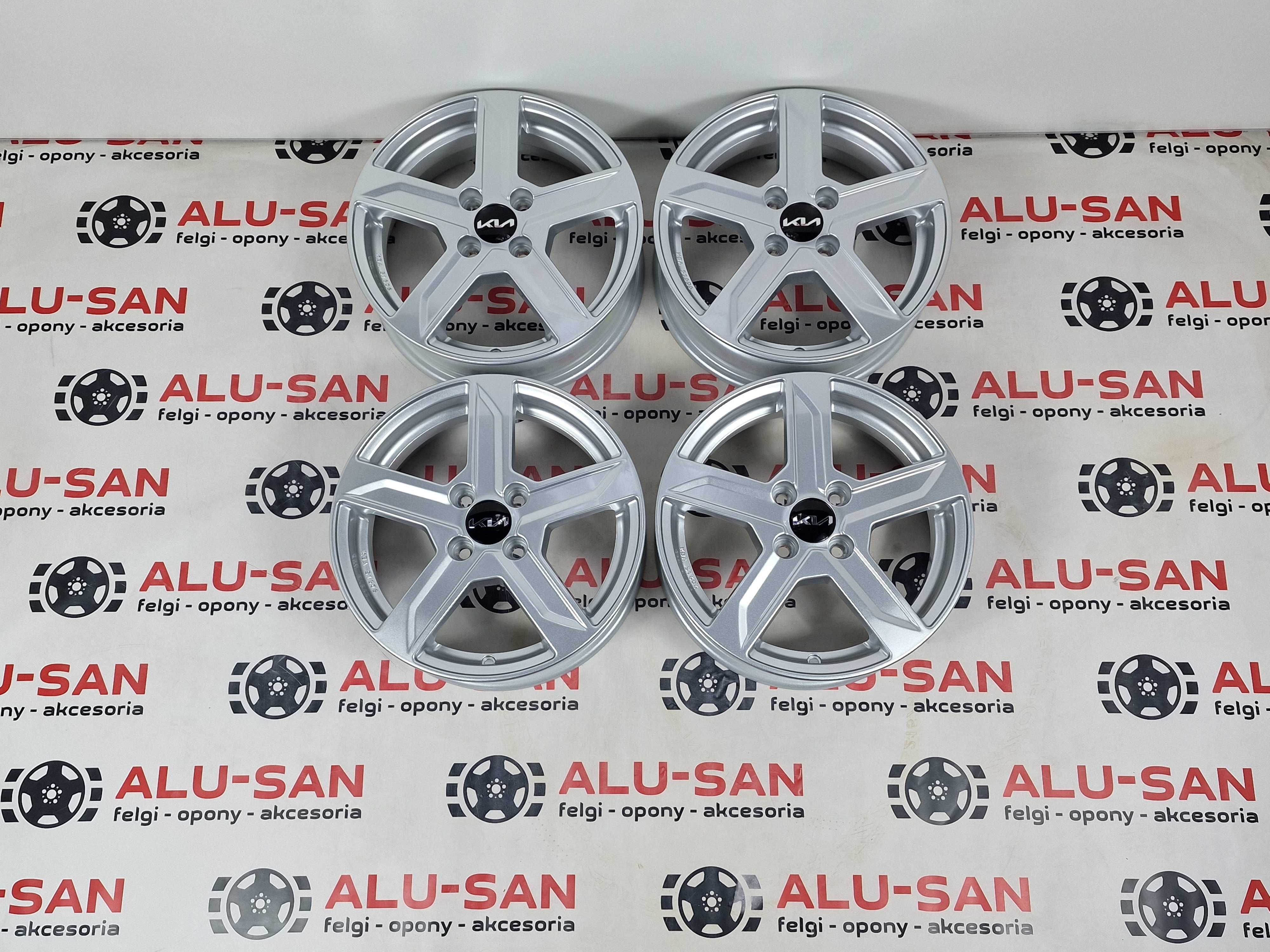 NOWE alufelgi KIA 15" 4x100 PICANTO RIO SHUMA STONIC Srebrne