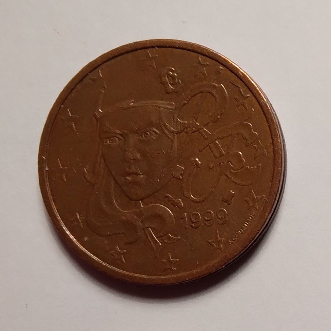 Moedas de 2 cêntimos Francesas