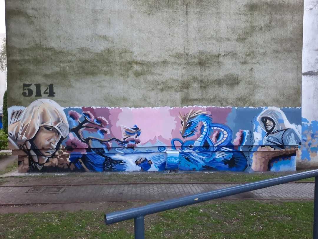 Artystyczne malowanie (graffiti , murale, obrazy)