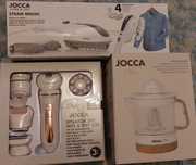 Maquina depiladora, espremedor elétrico e ferro a vapor marca jocca