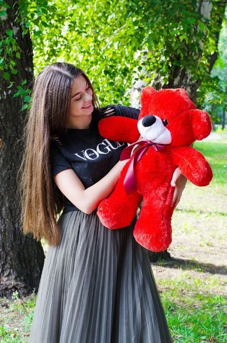 Плюшевий ведмедик Рафаель 80 см, Великий м'який ведмідь