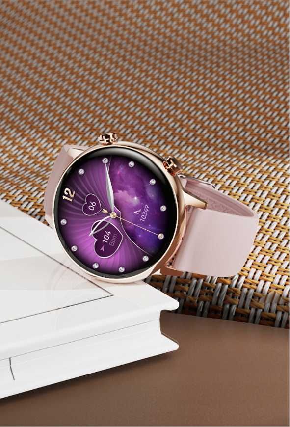 Zegarek Damski SmartWatch Złoty (Okazja)