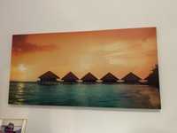 Tela cabanas Maldivas