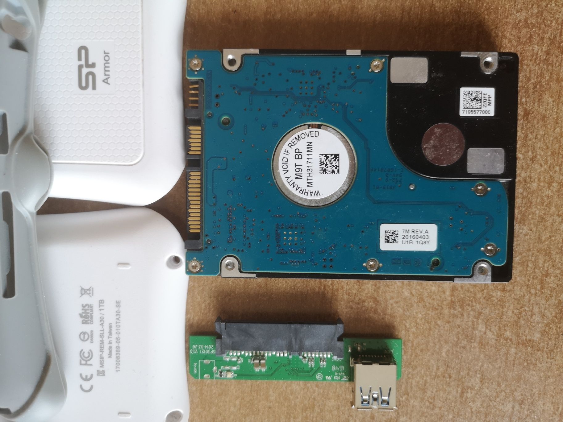 HDD SEAGATE 2 Тб +  карман с переходником