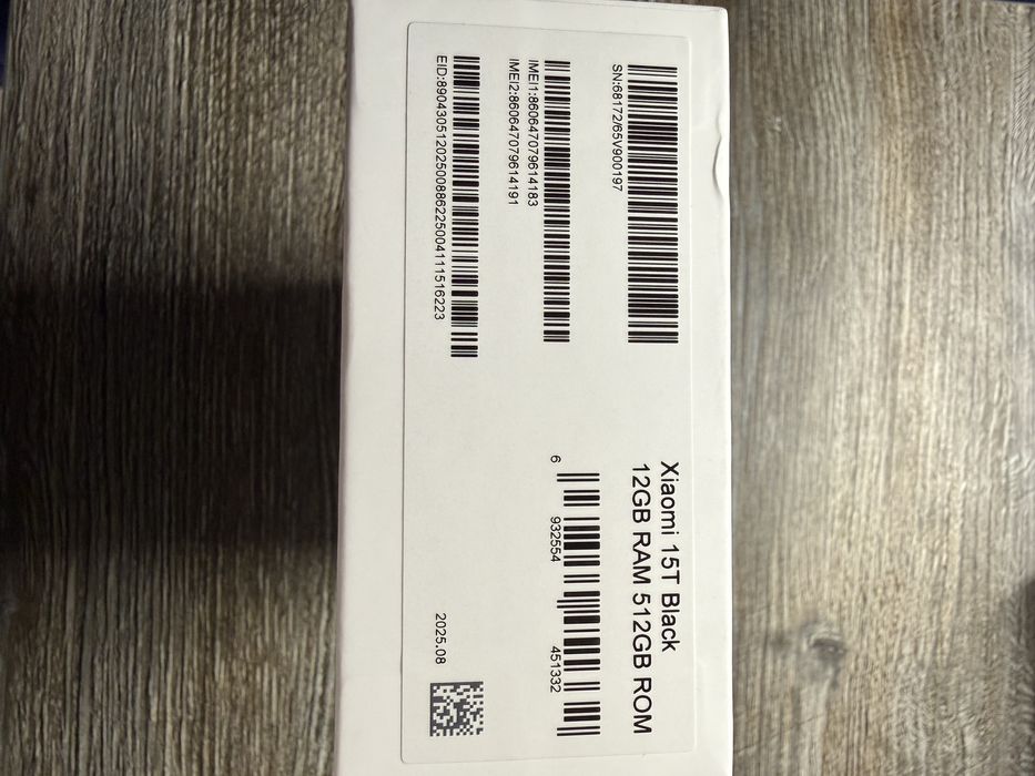 Xiaomi 15T 12/512 гб