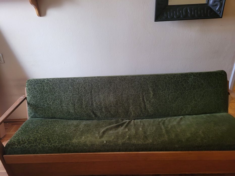 Sofa ŁAD jednoosobowa, rozkładana do renowacji