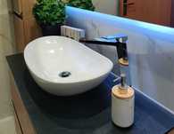 Tampos P/ Móvel WC Carga Mineral textura Ardósia  (feitos por medida)