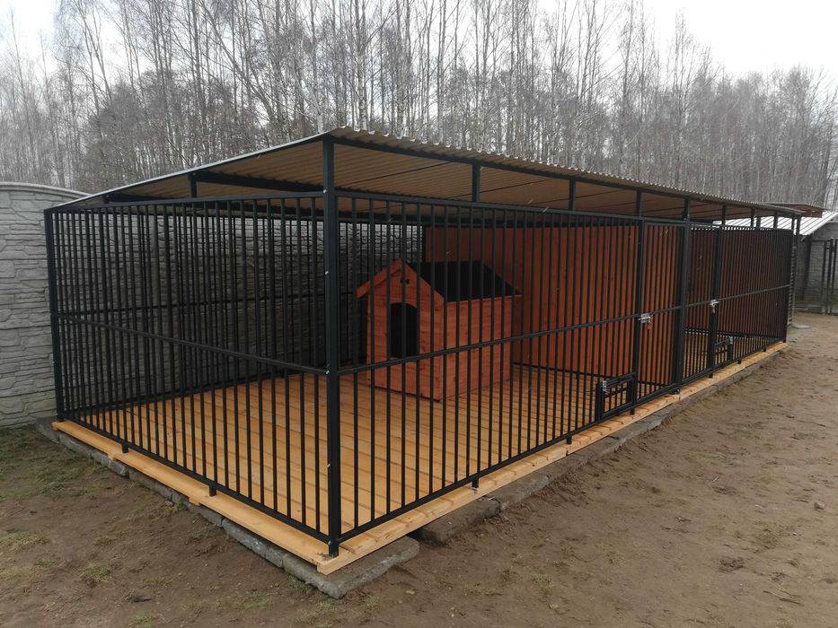 Kojec dla psa podwójny 8x3,kojce dla psów,wzmocniony,zabudowa,łódzkie