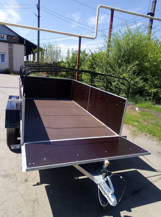 Автомобільний Легковий Двохосний Причіп. Посилений. Будь-якого розміру