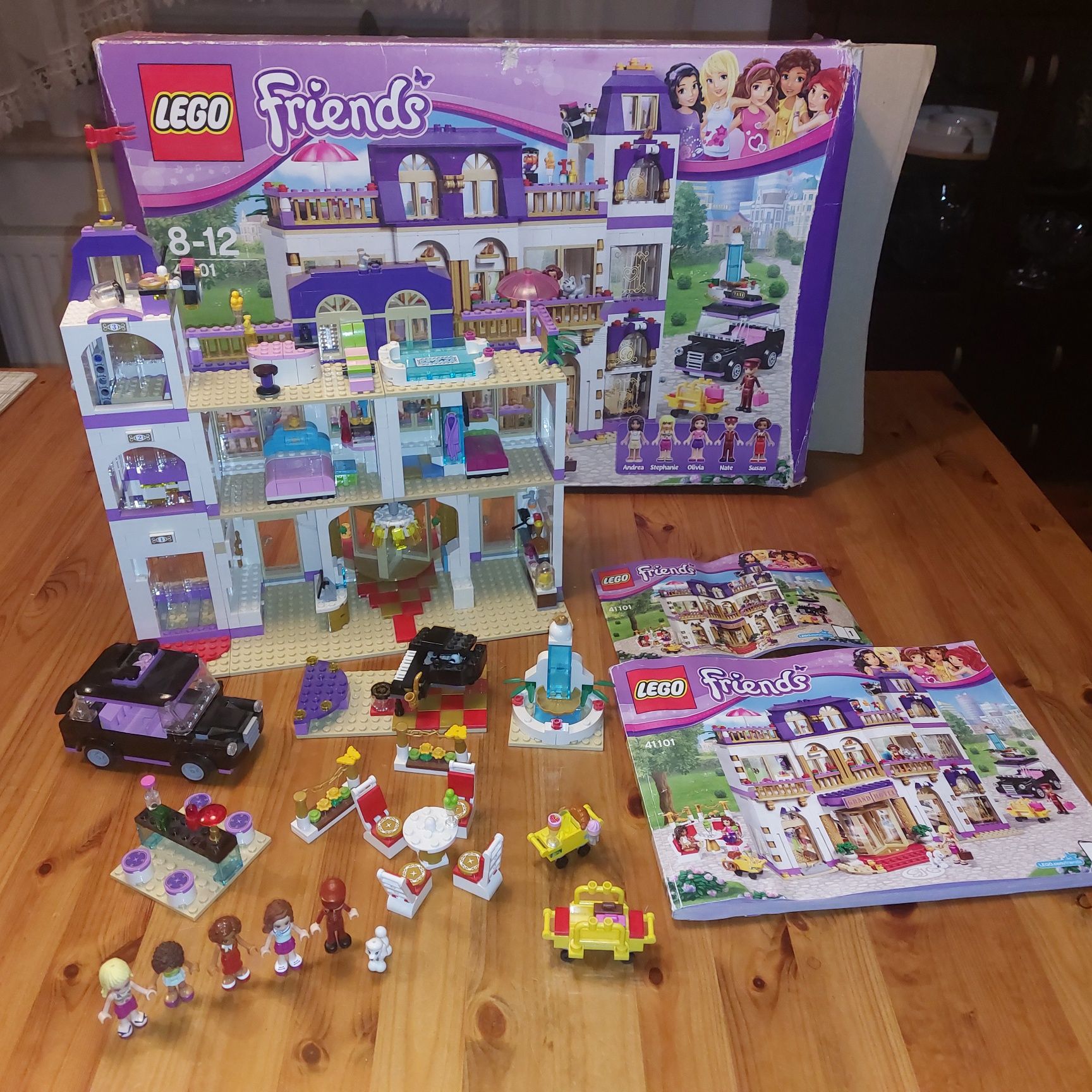 Lego Friends 41101 Grand Hotel + pudełko + instrukcja - kompletne