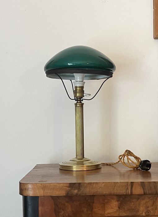 Lampa secesja/ klosz przedwojenny