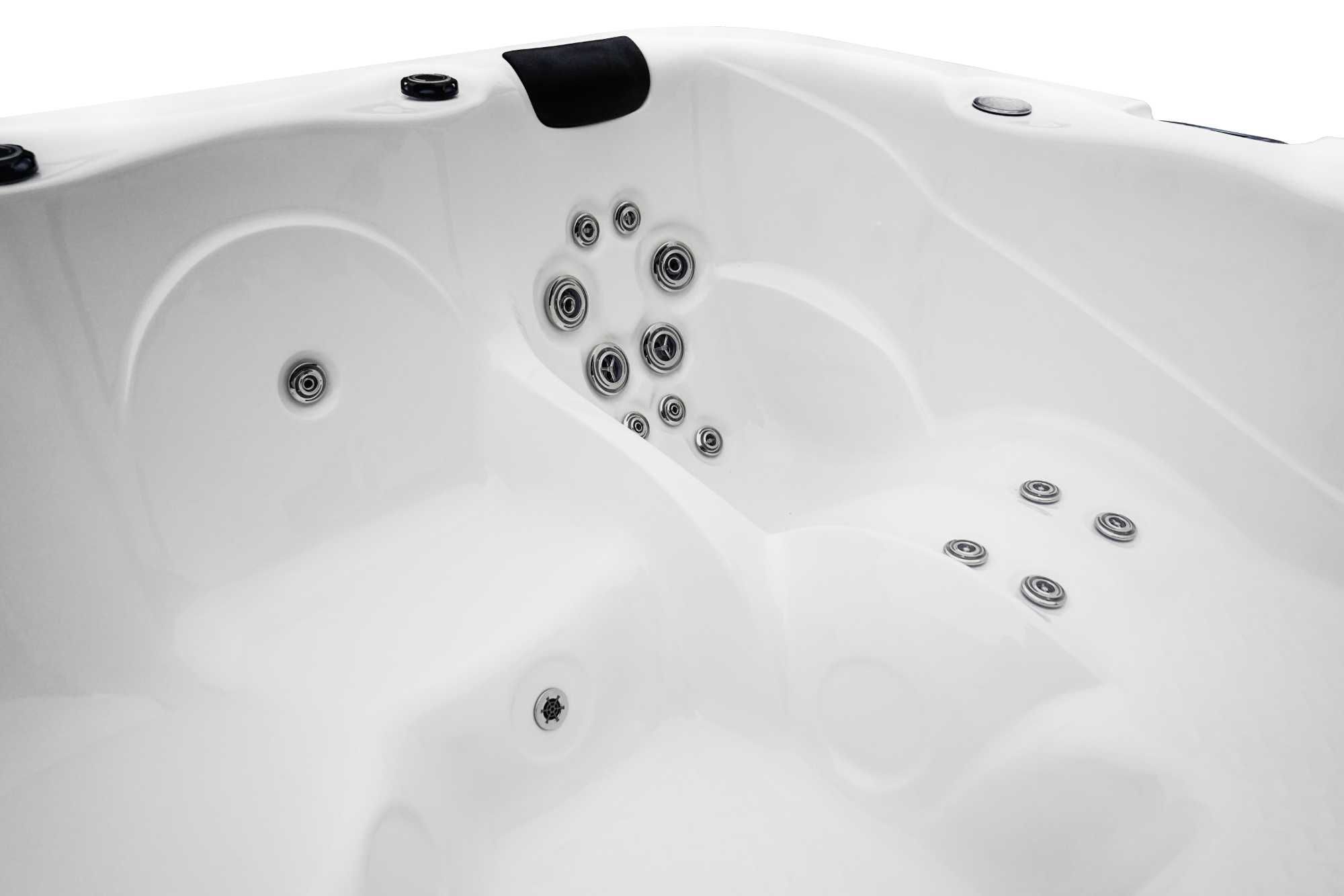 Jacuzzi 5 osobowe, zewnętrzna wanna z hydromasażem, 36 dysz