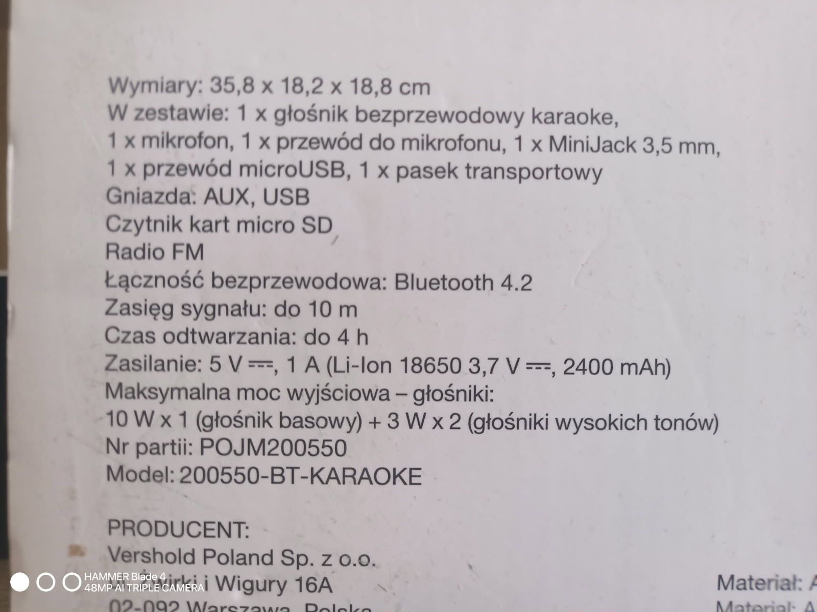 Sprzedam głośnik hykker